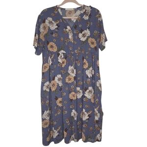 Lake Flower Flowy Floral Dress